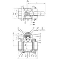 Inline Industries Ball Valve, 304F